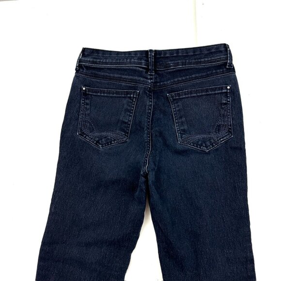 Gloria Vanderbilt Avery Straight Leg Women's size 6P Dark Wash BLue Denim Jeans - Picture 4 of 4